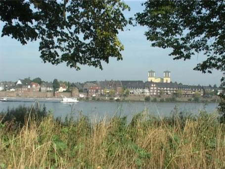 Kalkar-Niedermörmter : Blick von der Reeserschanz auf Rees